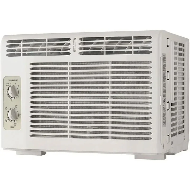 

# l Window-Mounted Room Air Conditioner, 5,000 BTU with Temperature Control and Easy-to-Clean Washable Filter