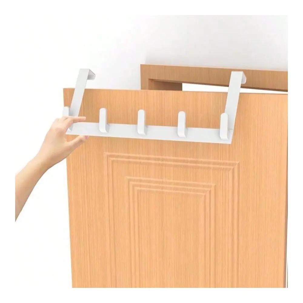 

HOME Over The Door Hooks Hanger, Heavy Duty Rack For Winter Coat, Fits 1 34 Doors, L7U Bathroom Accessories And Towel Organizer