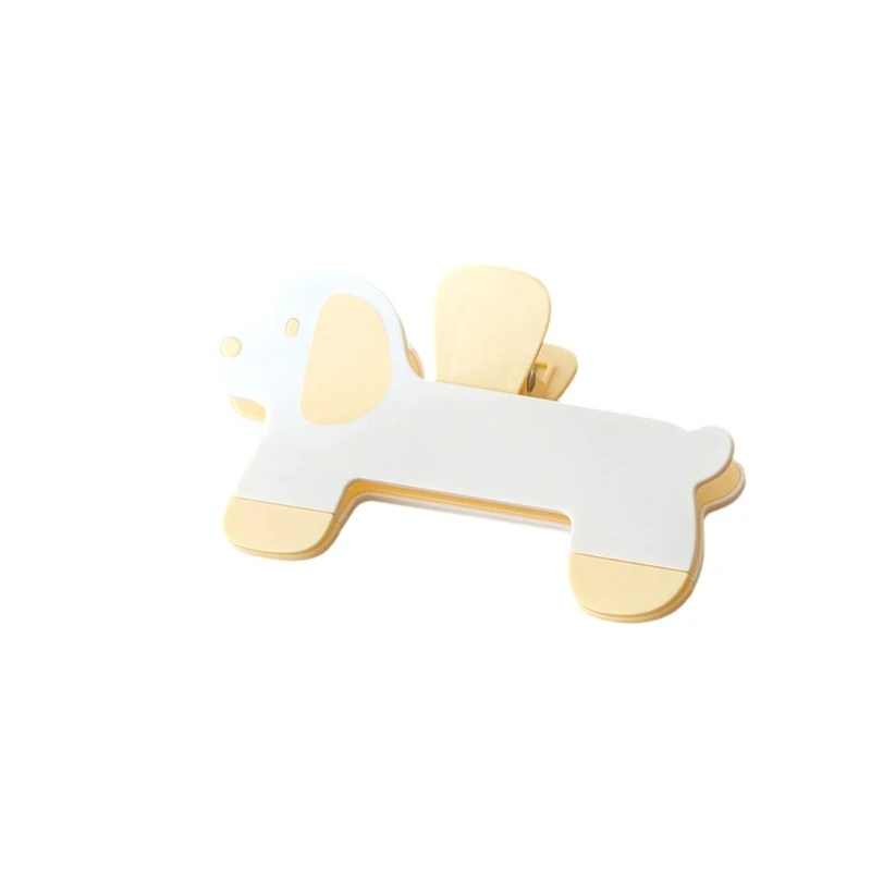 Portable Puppy Book Stand Plastic Texture Secures Pages Effortlessly