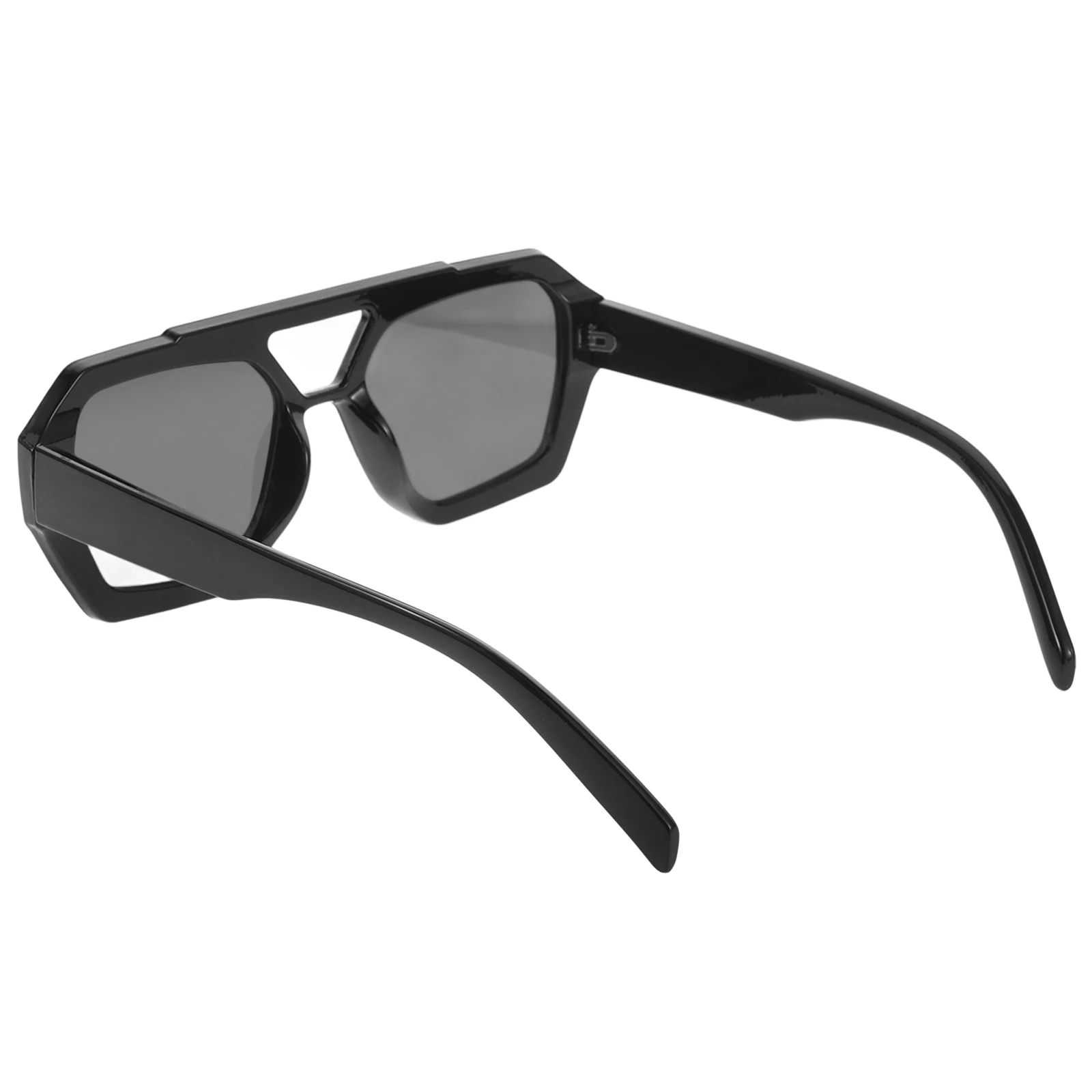 

Sunglasses Hexagonal Rectangle Square Black Trendy Designer for Men Women Outdoor Sports Travel Driving Geometric