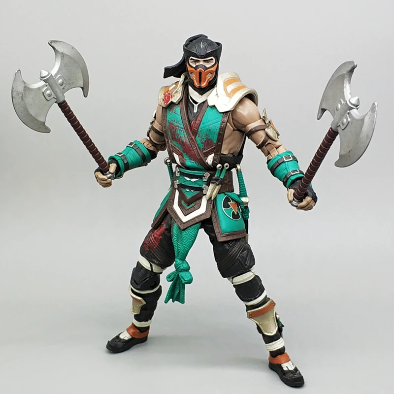 Mortal Kombat Game Character Subzero Liu Kang Game Action Figure Movable Joint Doll Model Desktop Collection Ornament Toys Gift