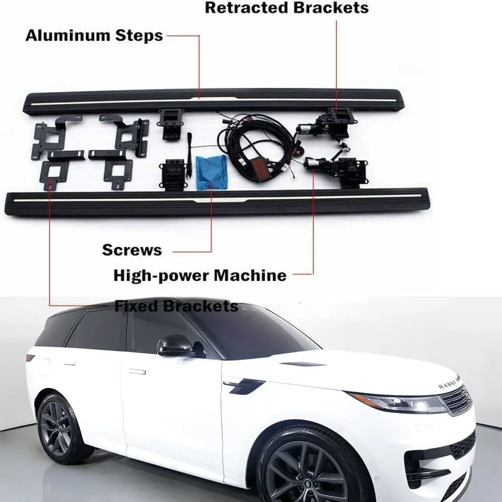 

Electric Deployable Running Board Side Step Nerf Bar For Range Rover Sport 2023