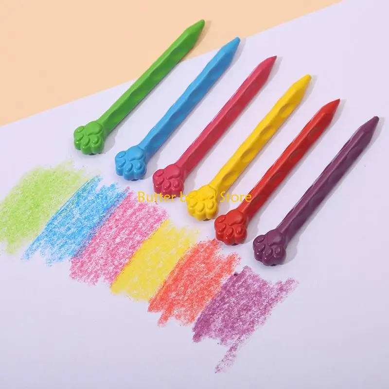 W89C洗えるアートクレヨン12/24/36子供用の色幼児用快適なグリップカラフルなクレヨン