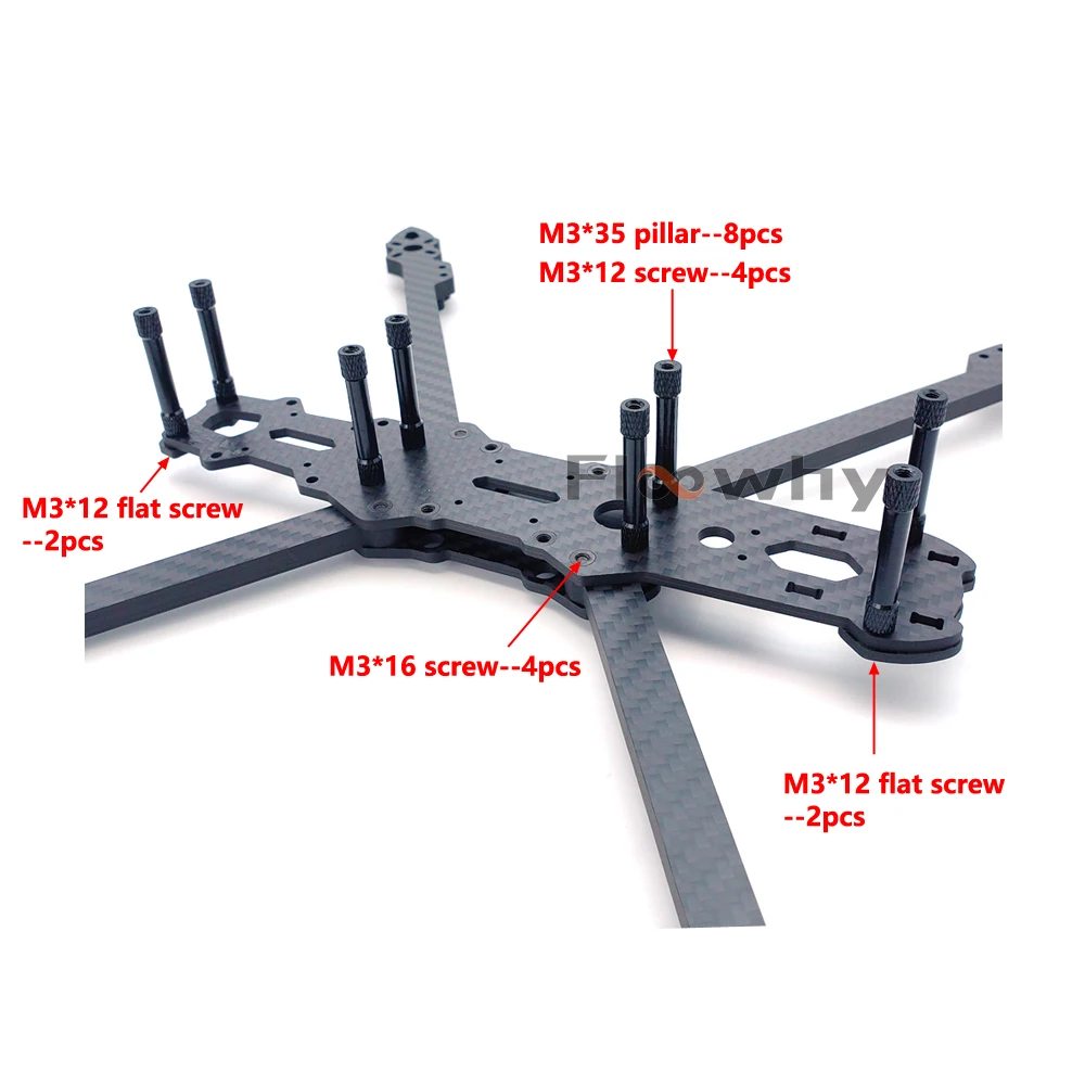 Mark4 V2 Mark 4 FPV Racing Drone Frame 7 inch/8 inch/9 inch/10 inch  Quadcopter Freestyle DIY Assembly kits parts