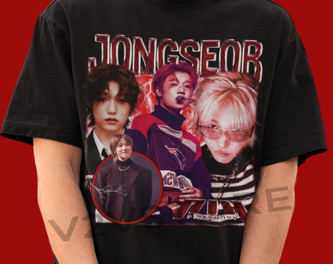 Vintage Jongseob P1harmony Unisex Tshirt Kpop bootleg Tshirt