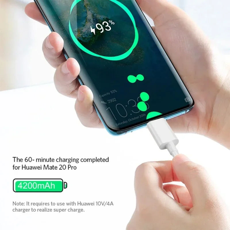 3Pcs 10A 120W Flash Charging Cable USB To Type-C Fast Charging Cable For Xiaomi Huawei iphone Highspeed Data Transfer 2M Cable