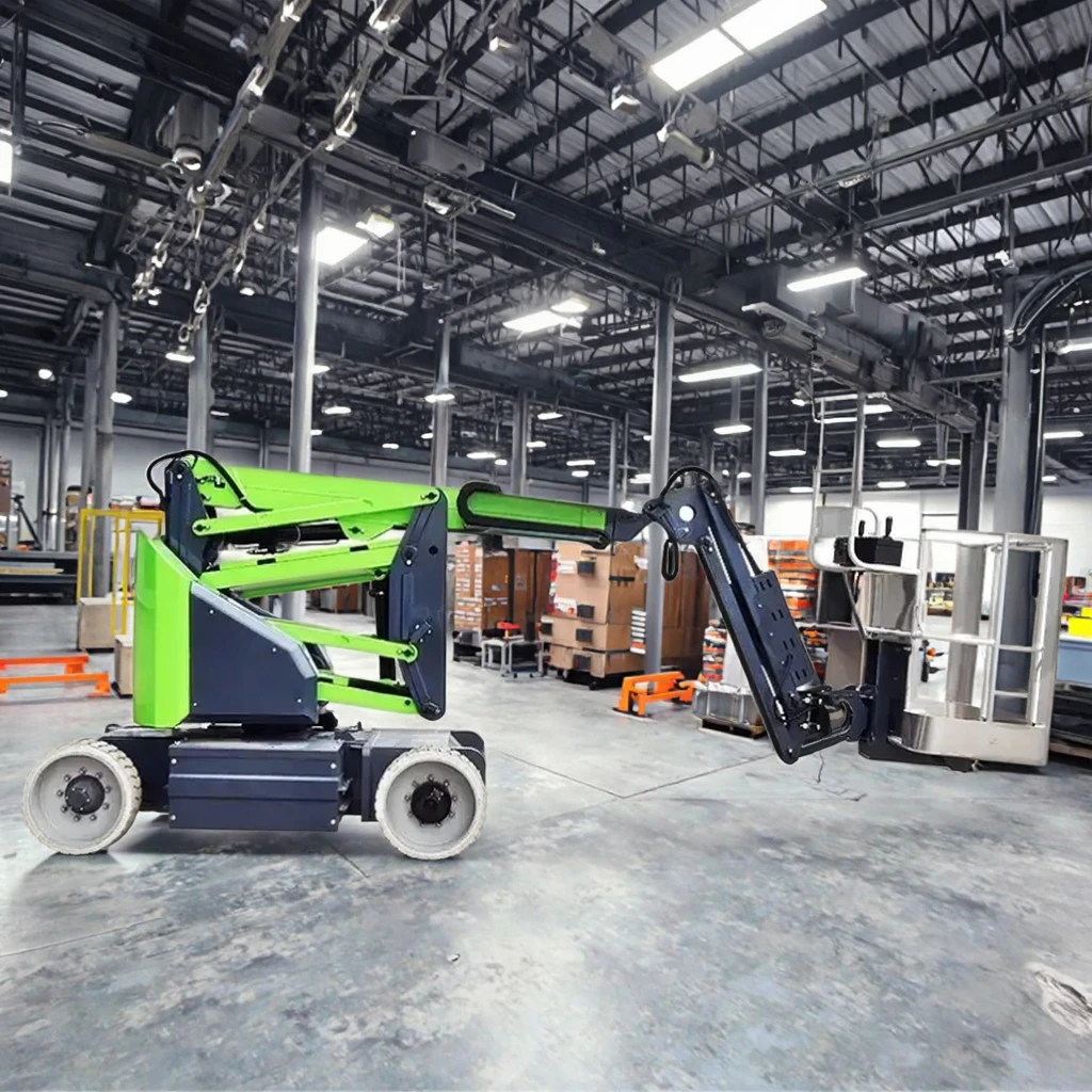 New Self-Propelled Articulated for Boom Lift with Elevator Platform for Construction Retail Farm Industries