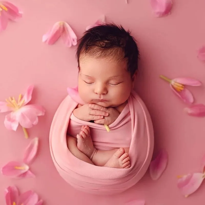 

Детское эластичное пленка для фотосессии, молочное шелковое хлопковое пеленальное одеяло для новорожденных, реквизит для позирования младенцев, новый дизайн