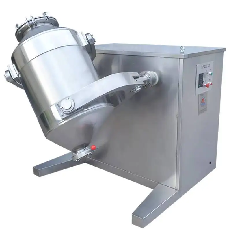 

100-400L Automatic High Speed 3D Type Mixing Hine Manufacturer For Seasoning Powder Blending