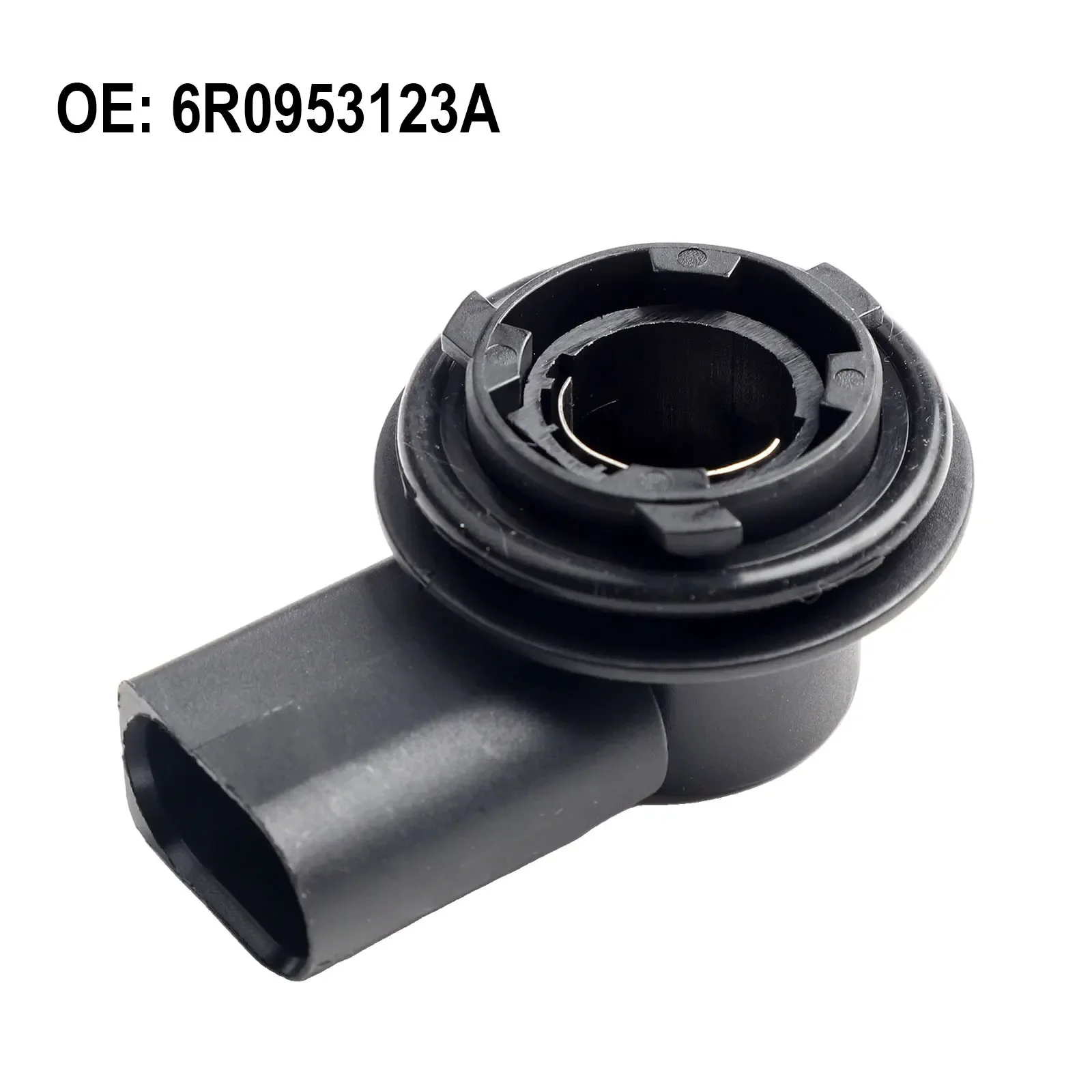 Bulb Socket Colour Black 6R0953123A Anti-corrosion High-quality Materials Non-deformation Replacement Installation