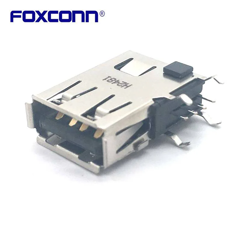 

Foxconn UB31193-4SR1-4F Side Insert flanging USB2.0 Connector Reverse