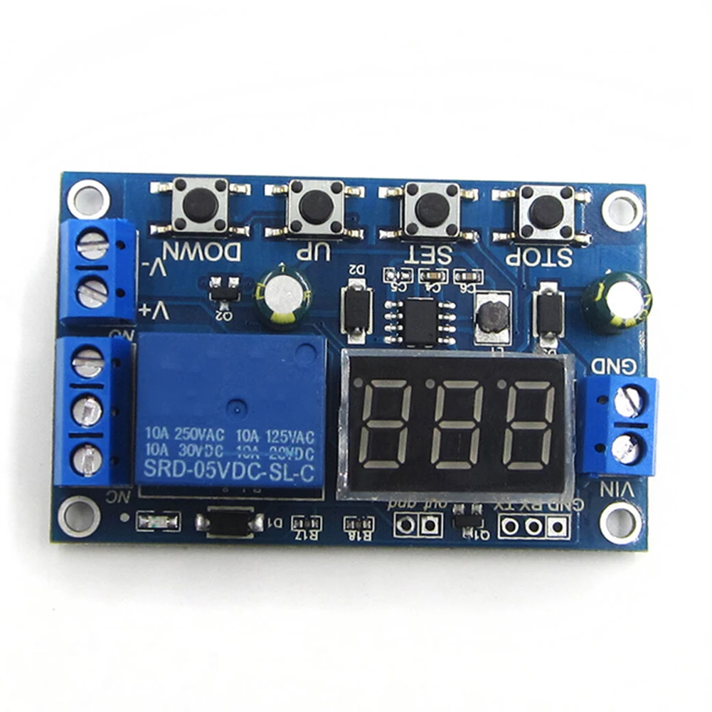 High performance DC Battery Charger Discharger Control Board with Undervoltage Overvoltage Protection and Relay Switch