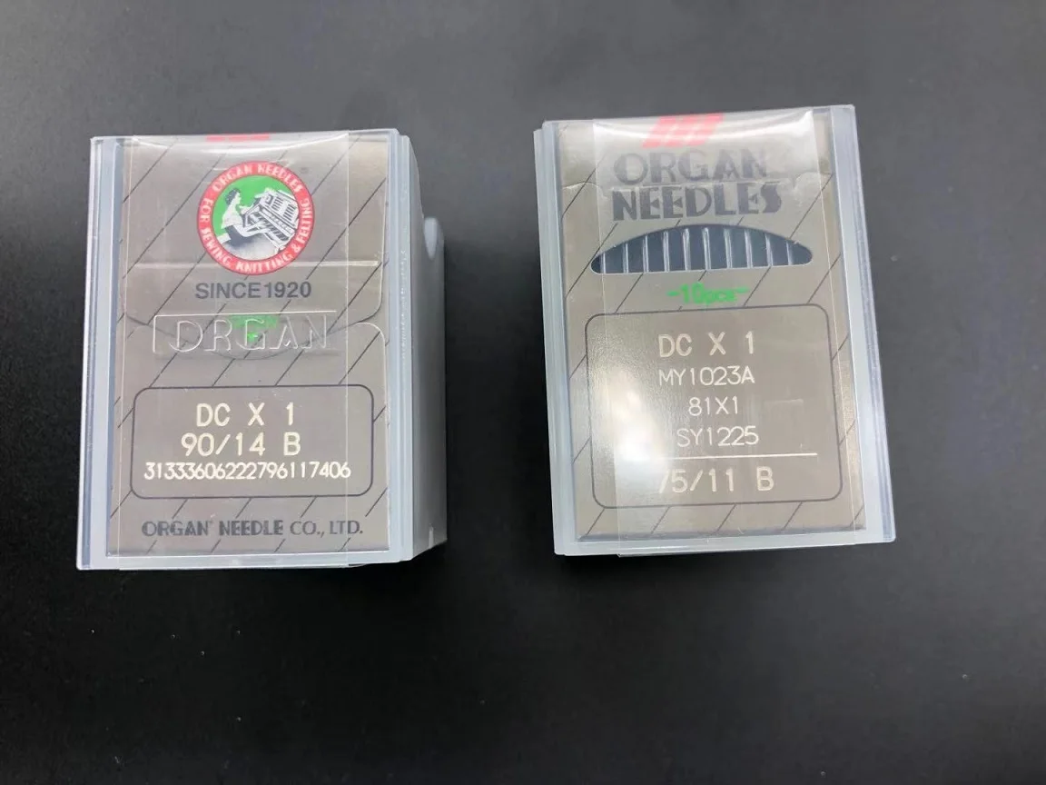 

100 шт., 10 пакетов, компьютерная швейная машина, орган, иглы для швейной машины, Dcx1, оверлок, обрезка труб, покрытие для швейной машины