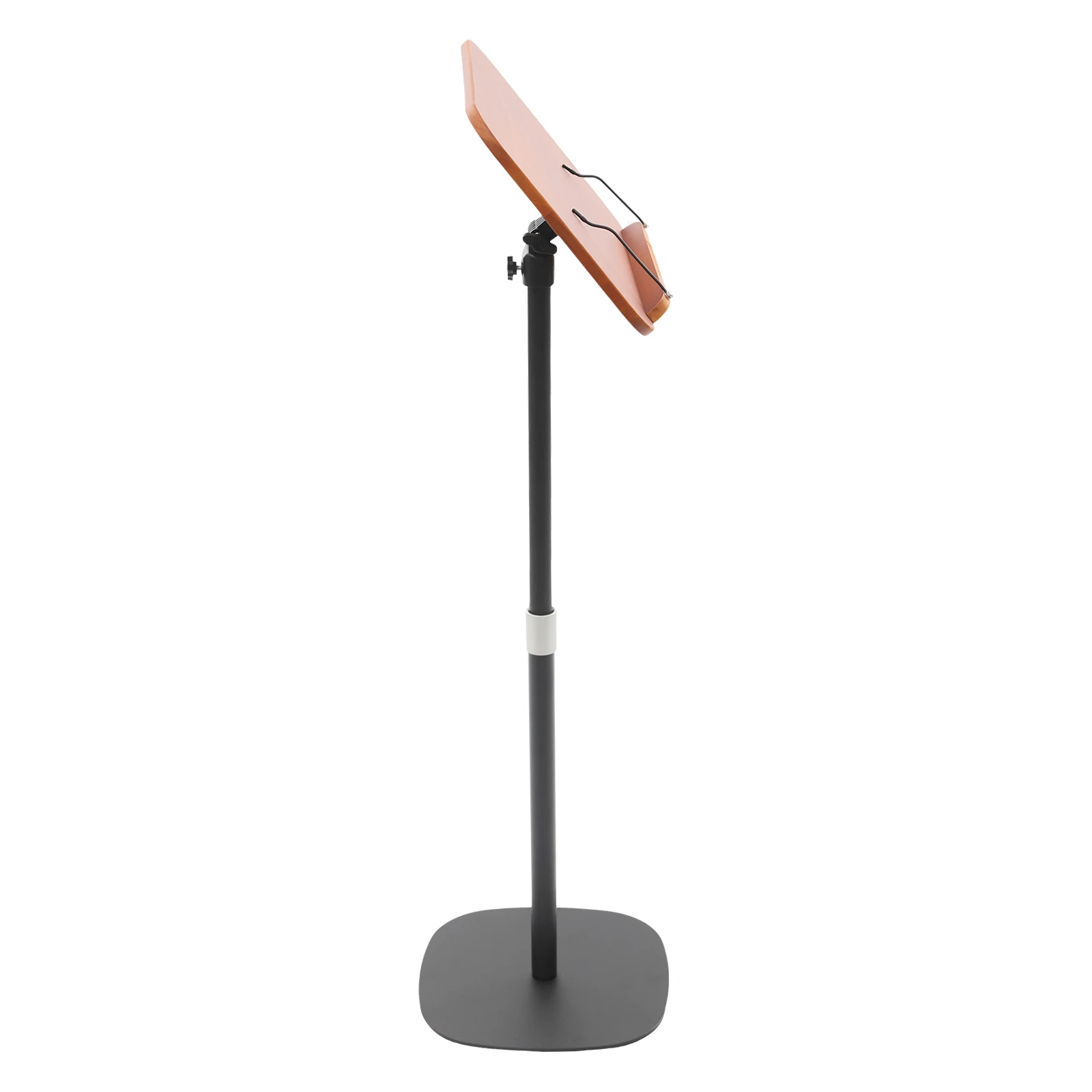 Tiemu nero 40-100 cm Supporto per lettura di sollevamento Supporto per libri ad angolo regolabile Scaffale per leggio da terra