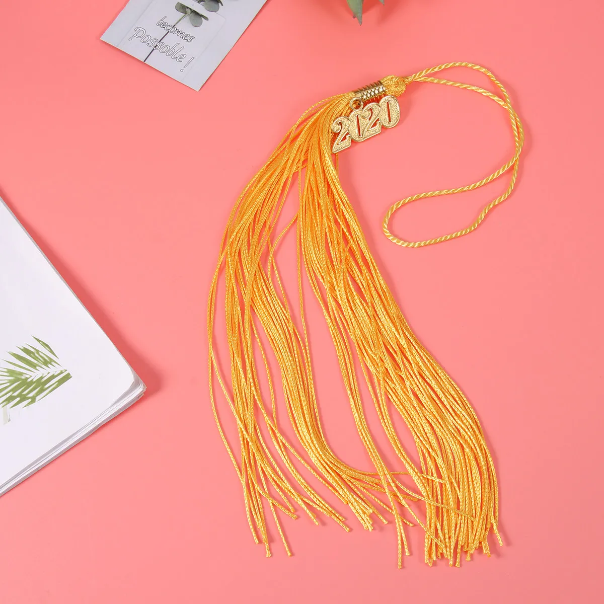 40Cm Doctor Graduation Tassel Pendant Hat Accessory Golden 2020 Year Hanging Decoration Bachelor Master Ceremony Tassel