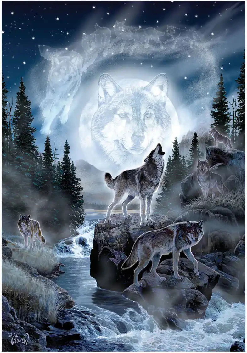 

Jigsaw Puzzles for AdultsIf Moon Wolf Animals Christmas Gift Home Decor Games Puzzles Educational Toys Birthday Gifts