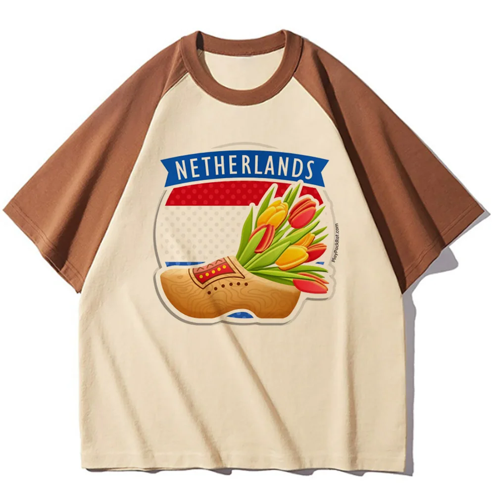 the Netherlands t-shirts women graphic tee Tee girl comic harajuku streetwear clothes