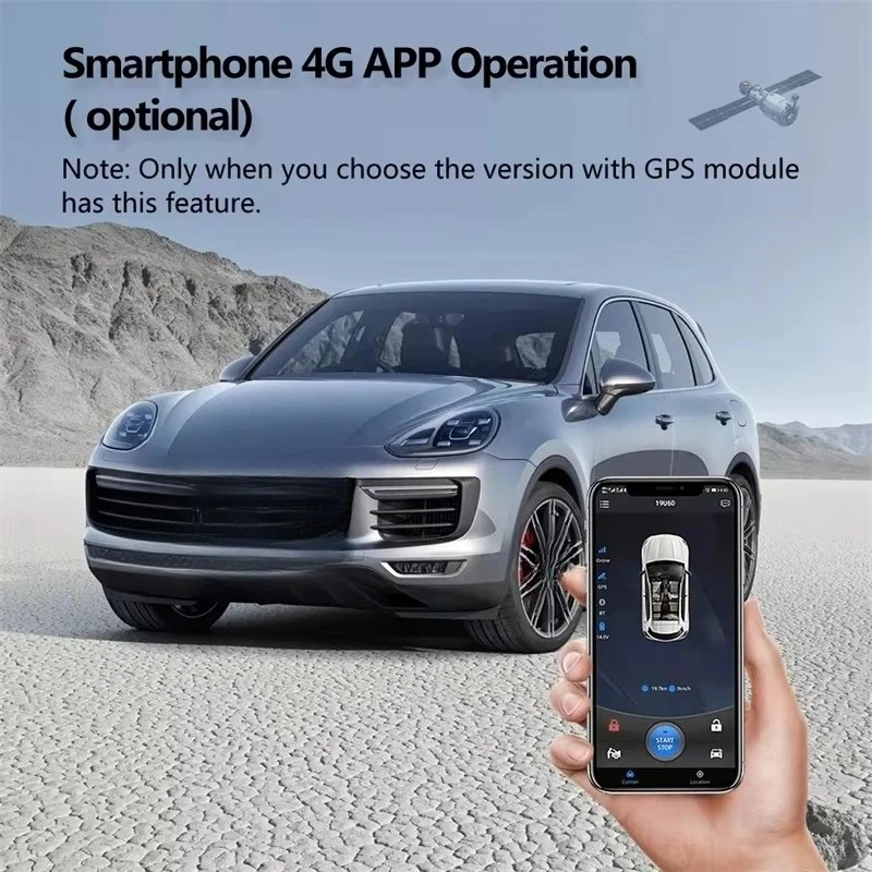 إنذار ضد السرقة عن بعد مناسب لبورشه ماكان 2014-2018 إصبع بدء تشغيل السيارات قفل القرب فتح #3