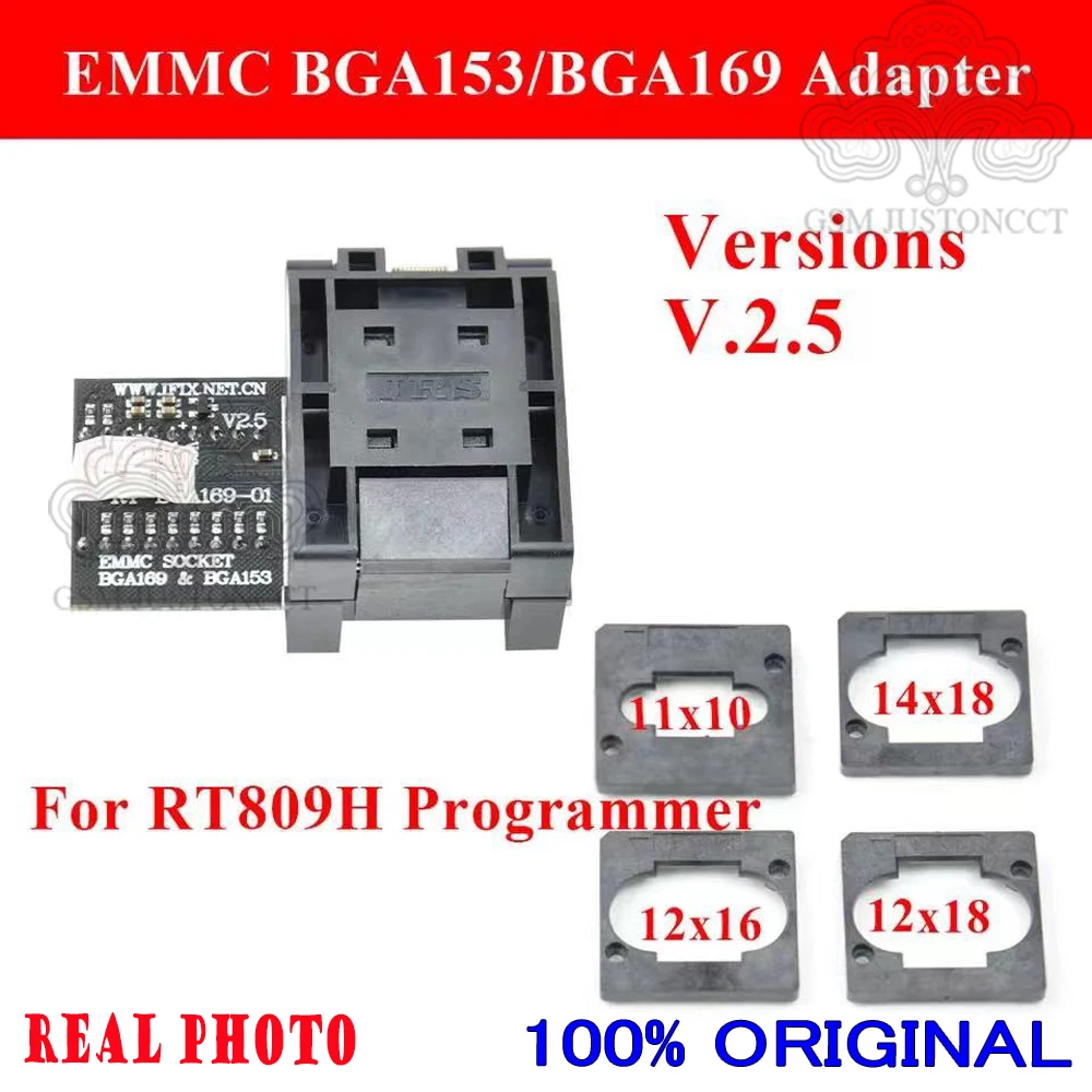 Imagem -03 - Adaptador Emmc V2.5 Bga Bga Bounding Box para Rt809h Programador Rt-bga16901 Bga169 Bga153 Melhor Qualidade