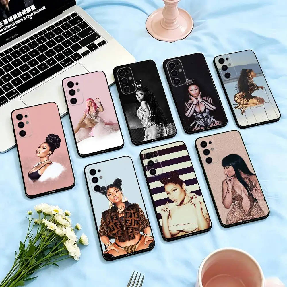 Nicki Minaj Rapper  Phone Case For Samsung S26,S25,S24,S23,S22,S21,S30,Ultra,Plus,Fe,Lite,Note,10,Black Cover