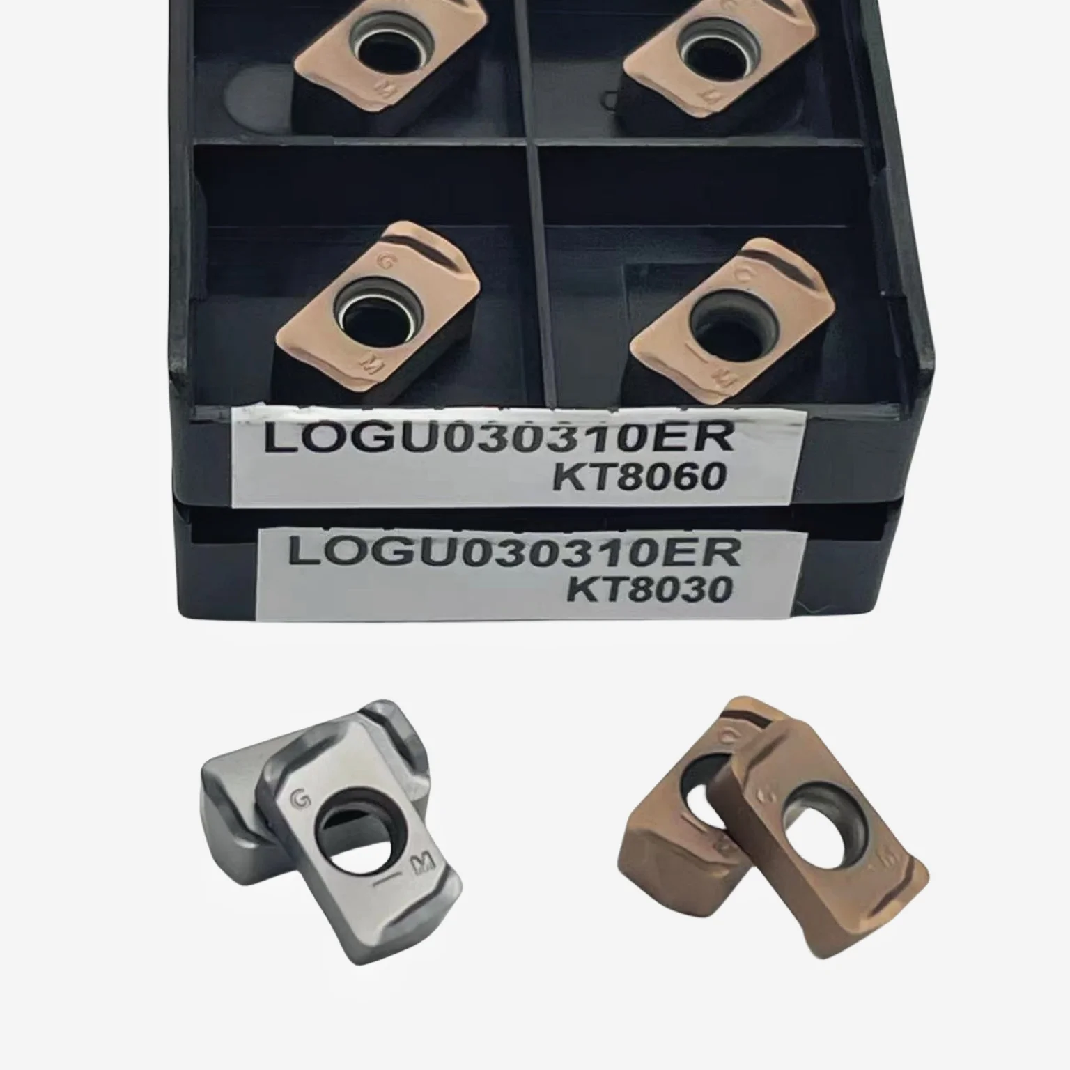 LOGU030310ER-GM YBG205 LOGU030310ER High quality fast feed milling cutter insert made of hard alloy