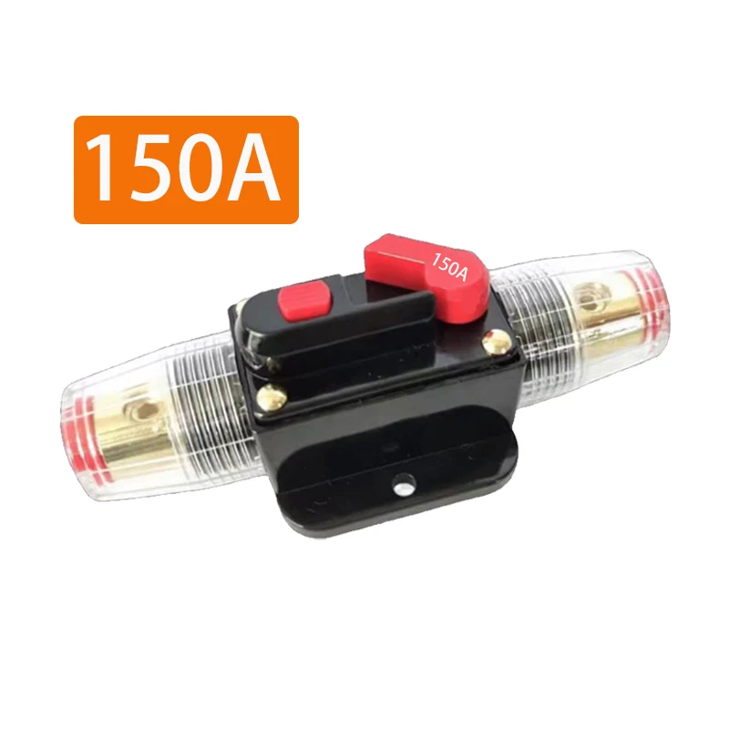 Auto Car Bike Stereo Audio Solar Energy Circuit Breaker 12V 24V Reset Fuse Inverter 20A-100A Sizes for Electronic And Energy Sys view 2