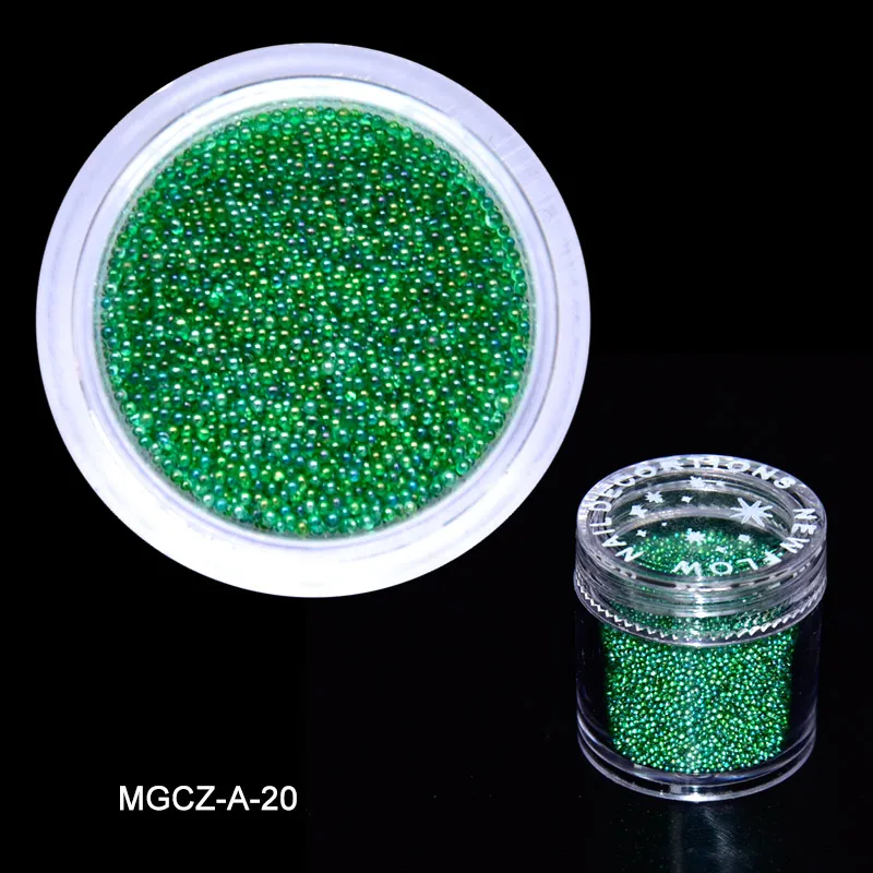 1000 Stück Gold/Silber Kaviar Mini Nail Art Perlen 24 Farben Mikro Edelstahl Metall Runde Kugel 1mm Gold Silber Maniküre Perle