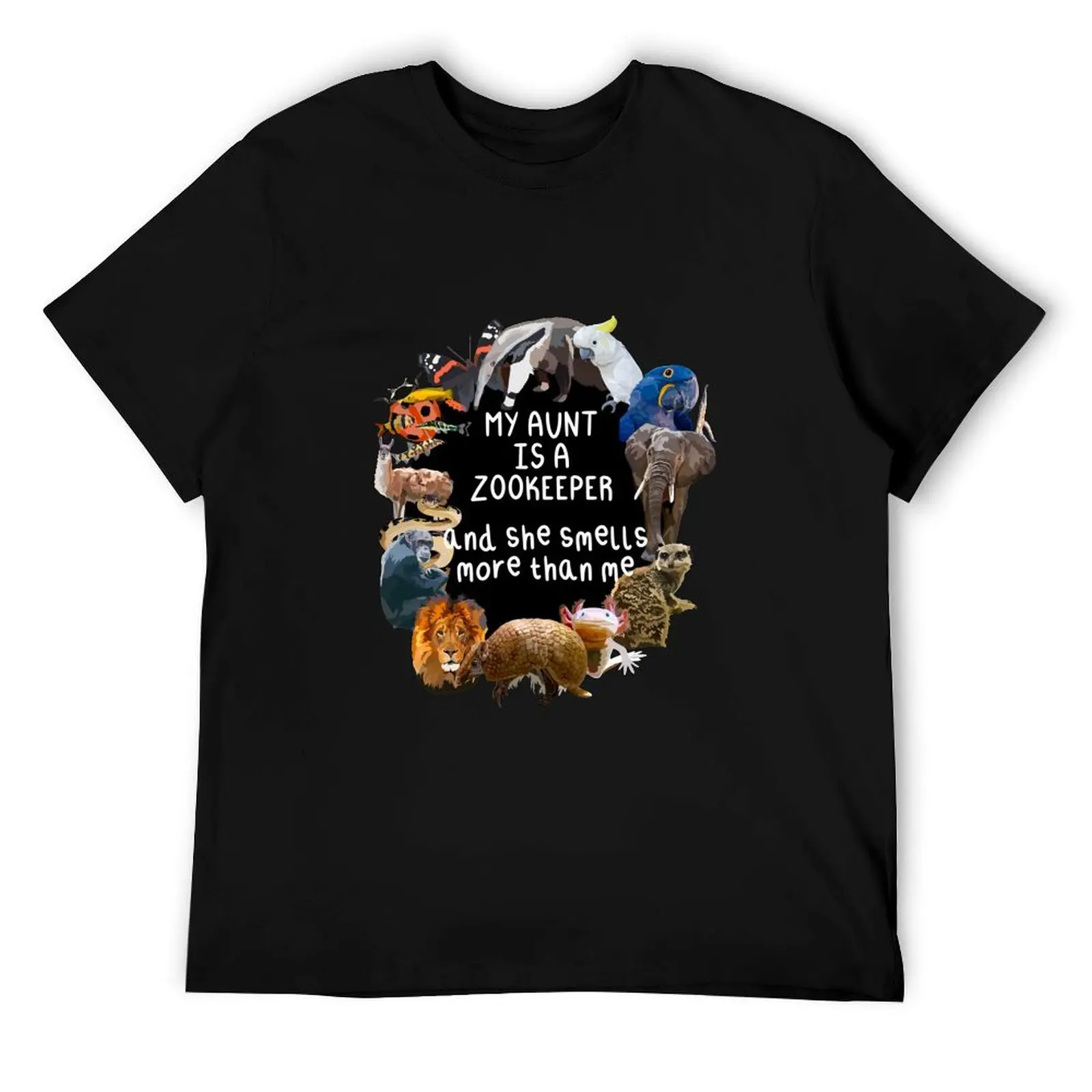 

Auntie Zookeeper T-Shirt funny t shirts cotton t shirt for man 100 percent cotton T-Shirt