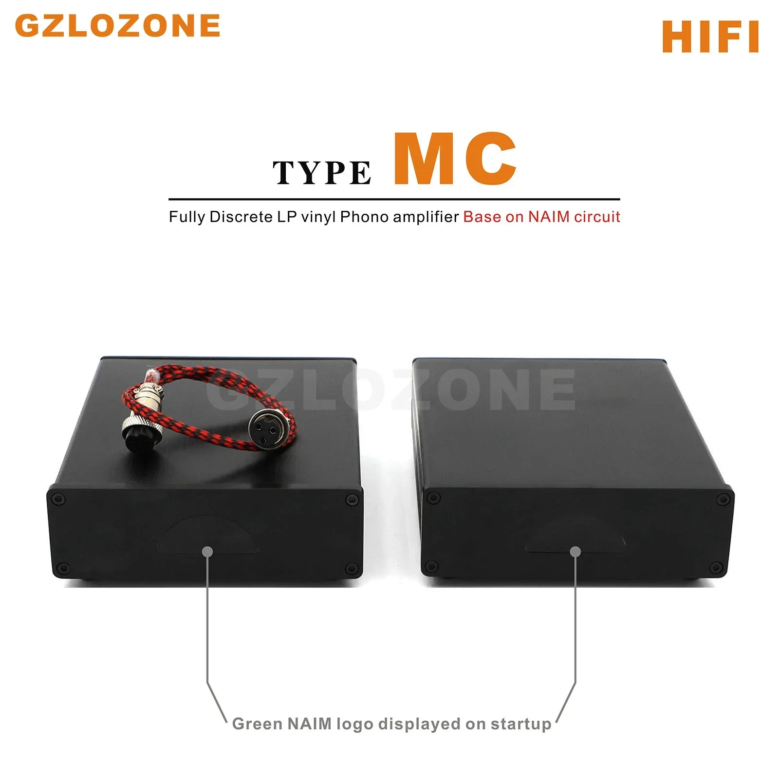 GZLOZONE HIFI Fully Discrete LP Vinyl Phono Amplifier Base On NAIM Circuit MM/MC