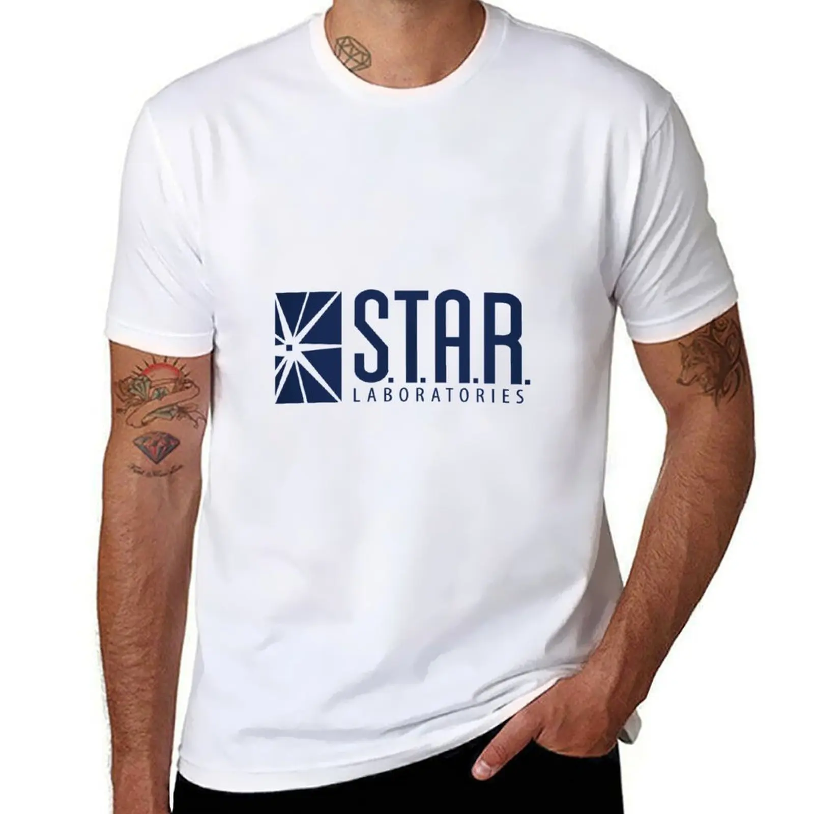 

Star labs logo T-Shirt man t shirts for men t shirts with prints T-Shirt