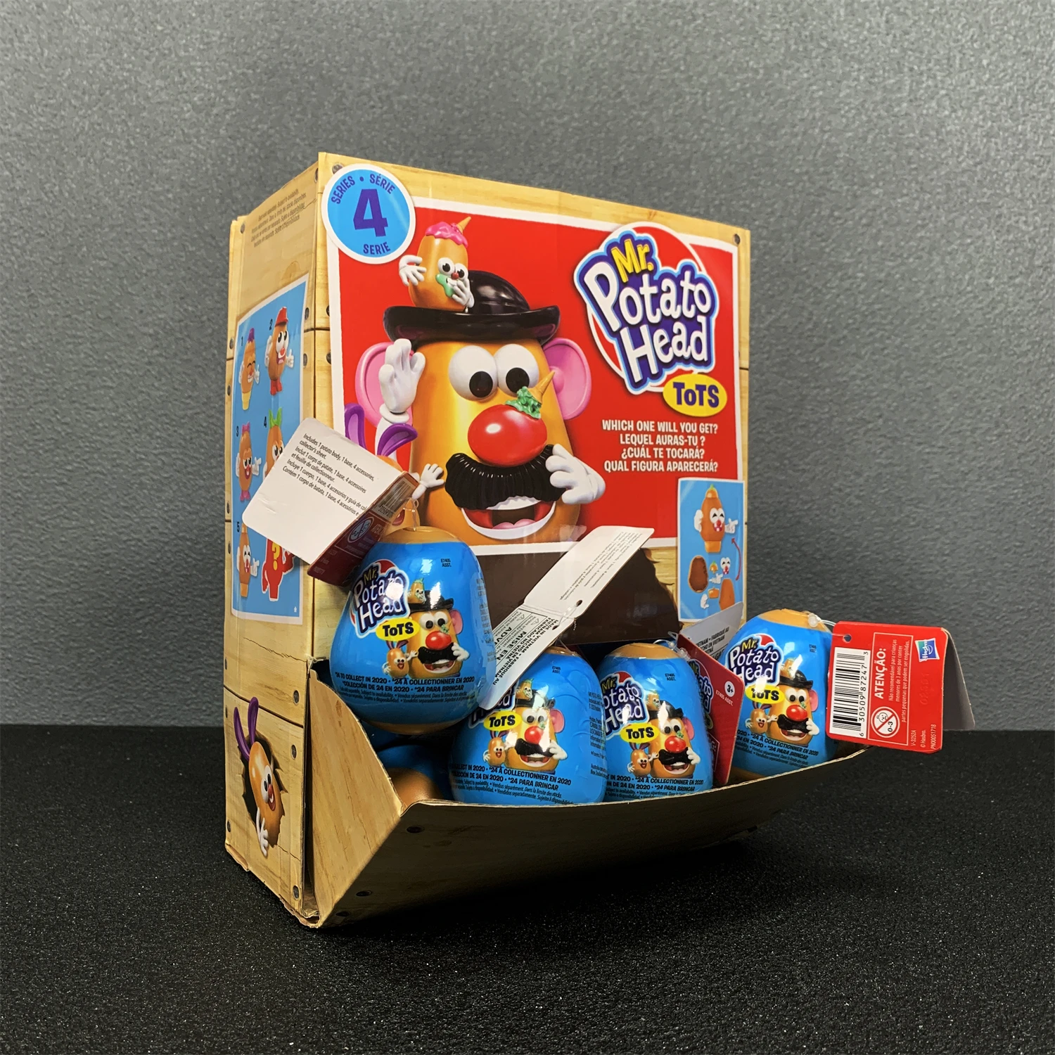 Disney Mr. Potato Head Surprise Mini Tots Series 4 Mystery Surprise Egg Blind Box Assembled Model Educational Toy for Children