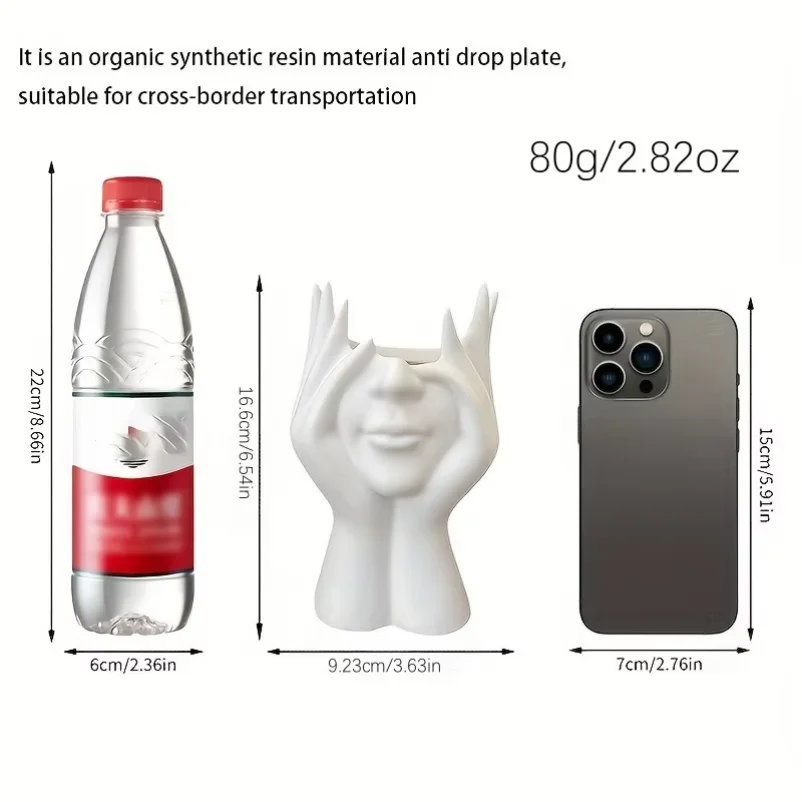 1PCS Creative Human Body Art Styling Office Supplies Desktop Multifunctional Storage Pen Holder Makeup Brush Holder Decoration