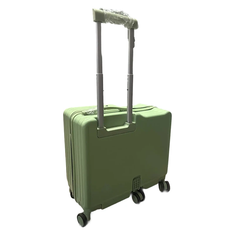 Cute Kids Luggage Cartoon Apple Print 18in 20in Suitcase with Wheels, Lightweight Carry-on Travel Trunk with 360° Spinner