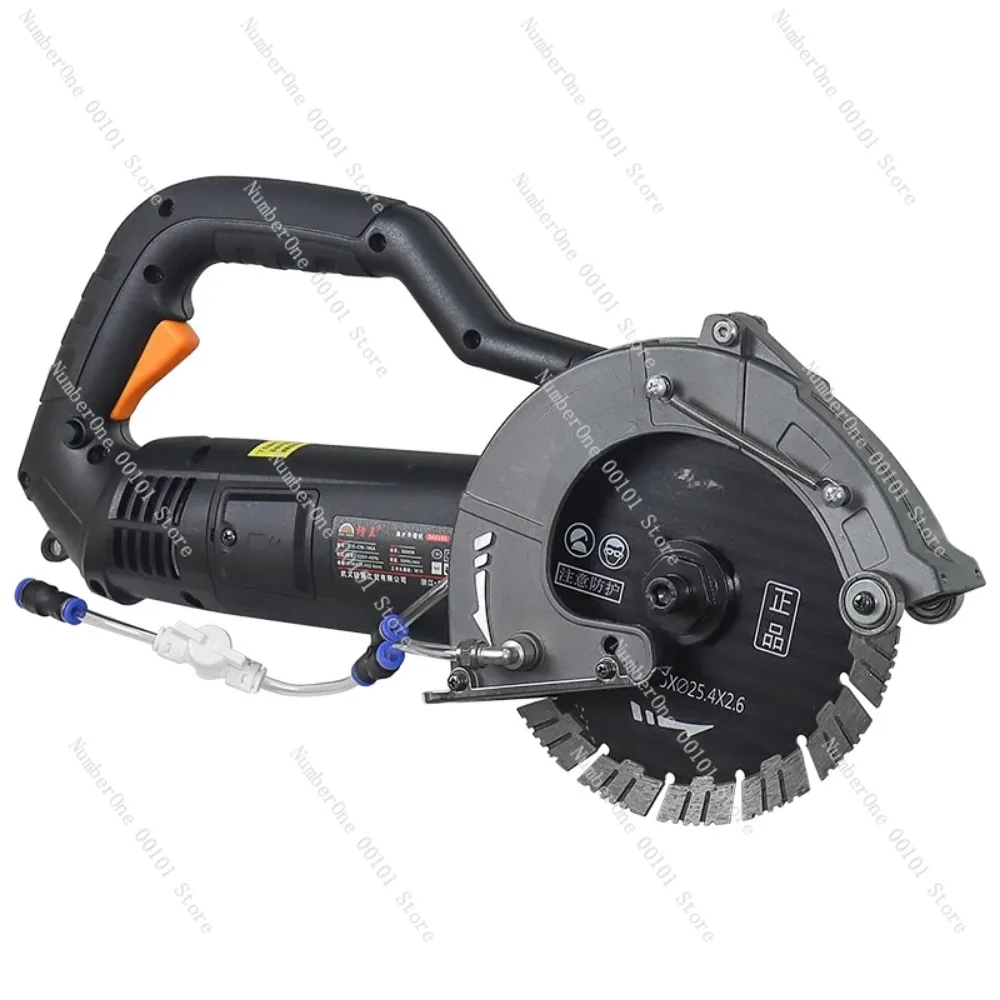 195mm High Quality Concrete Cutting Machine Electric Laser Aim Grooving Machine Cutting Power Tool