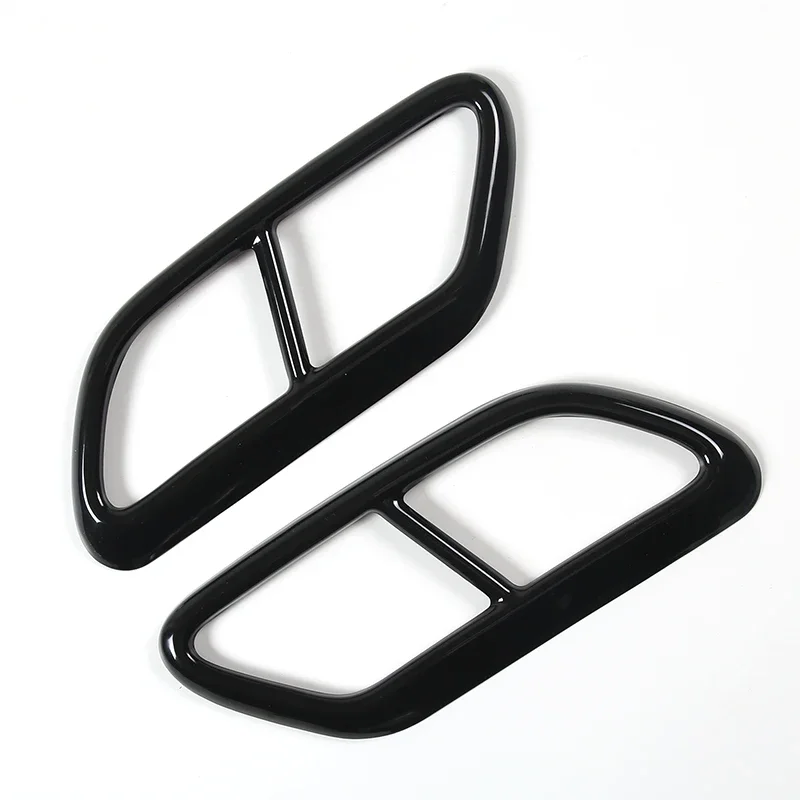 Silenziatori per tubi di scarico per auto in acciaio inossidabile nero Copertura per coda Gola Trim per Volvo S90 2016-2020 V90 2016-2019 S60 2020-2022