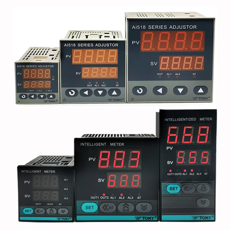 

TOKY temperature control meter AI208-AI518-4-6-7-9-RB10/SB10 intelligent 9-dc10 AI518-9-DC10 AI208-9-SB10 AI208-6-SB10 AI518-7-R