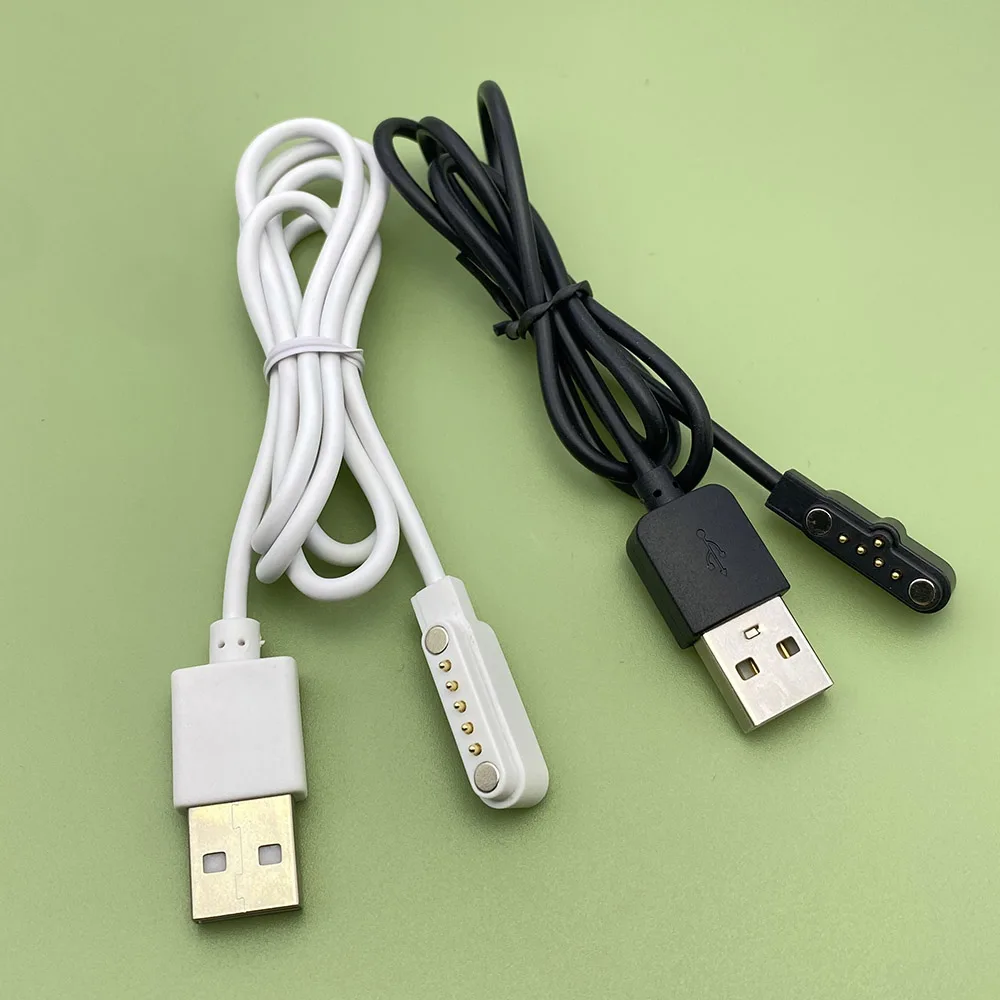 어린이용 스마트워치 충전 케이블, 5핀 포고 마그넷 케이블, USB 2.54mm 충전 케이블 (A20, A20S, TD05, V6G 마그네틱 충전용)