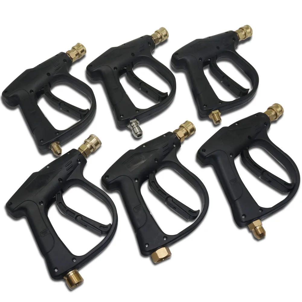 1 Pcs High Pressure Washer Gun Water Snow Foam Lance Spray Gun 5 Pcs Quick Nozzle Car Washing Kit Cleaning Tools