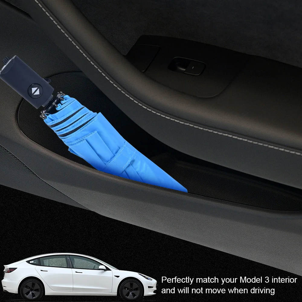 For Tesla Model 3 Model Y Holder Accessories 4pcs/Set Car Door Side Storage Box Front Back Door Handle Armrest Tray Organizer