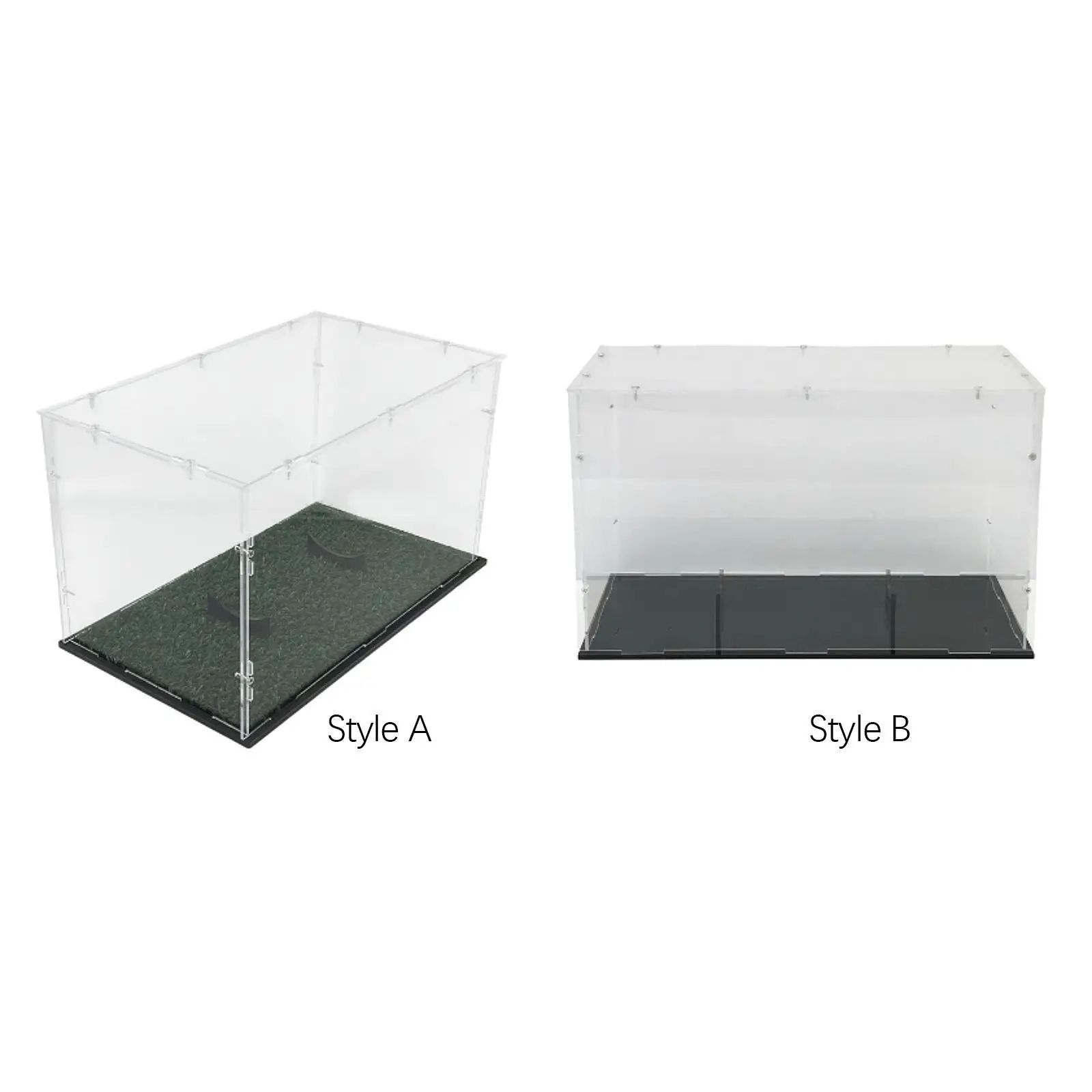 

Acrylic Rugby Ball Display Box for Football Fans Collectors 31.8x18x19cm