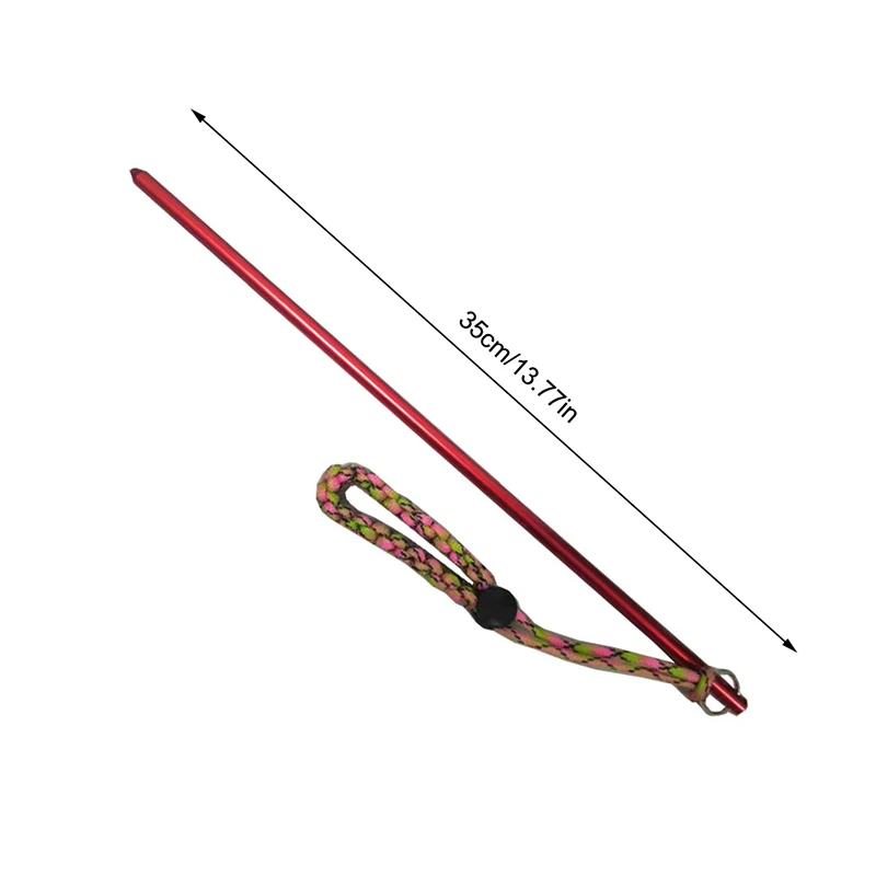 35 سنتيمتر الغوص عصا سبائك الألومنيوم صانع الضوضاء قضيب مؤشر مع قابل للتعديل المعصم الحبل غواص أجهزة الإشارة تحت الماء #6