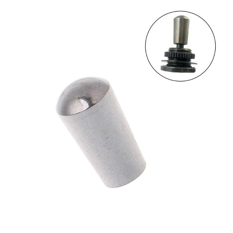 Internal Thread 3.5mm Brass Electric Guitar Toggle Switches Knobs Tip Cap Button