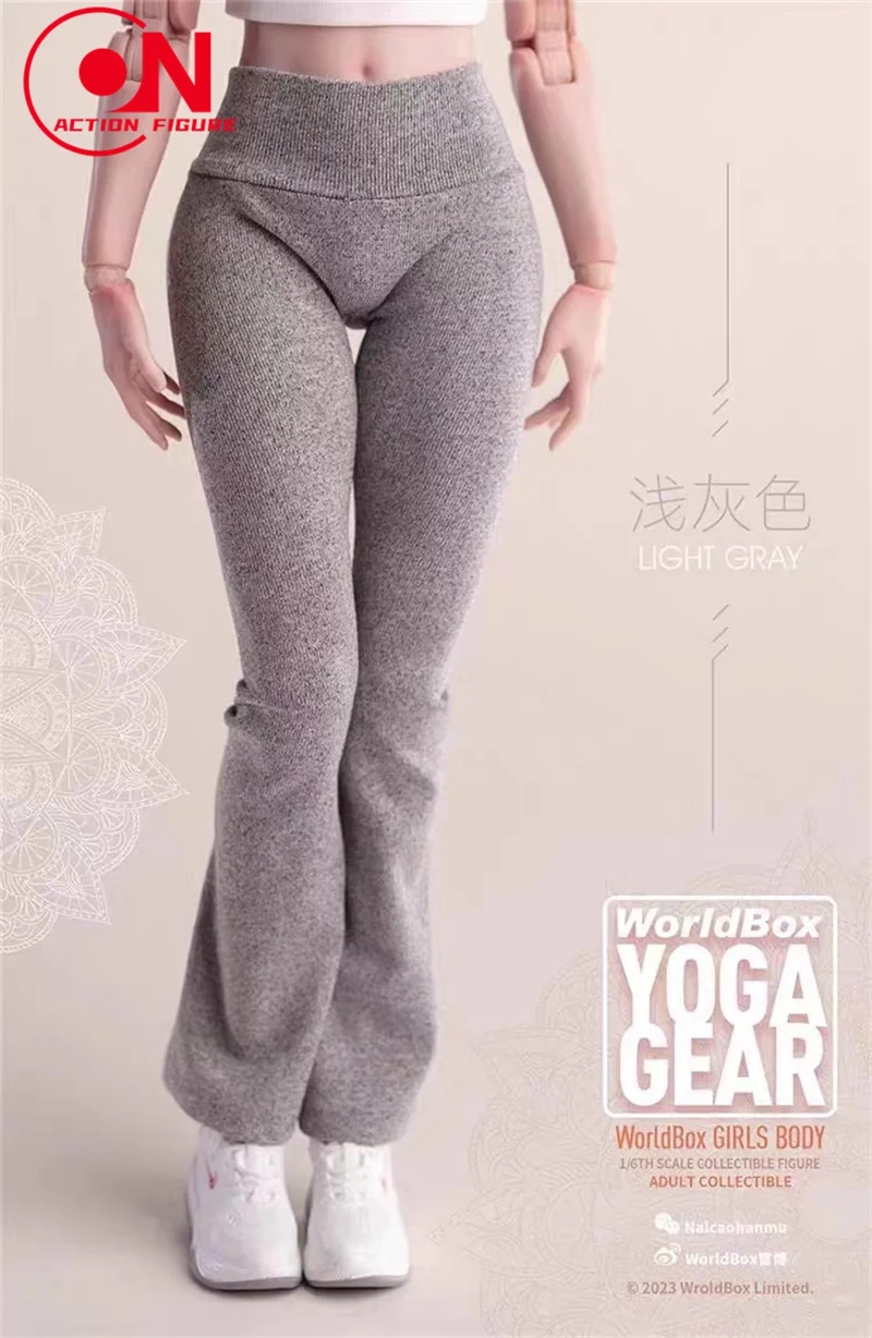 In Stock Worldbox 1/6 Female Yoga Gear Stretch Clothes Model Fit 12'' AT201 AT202 Soldier Action Figure Body Dolls