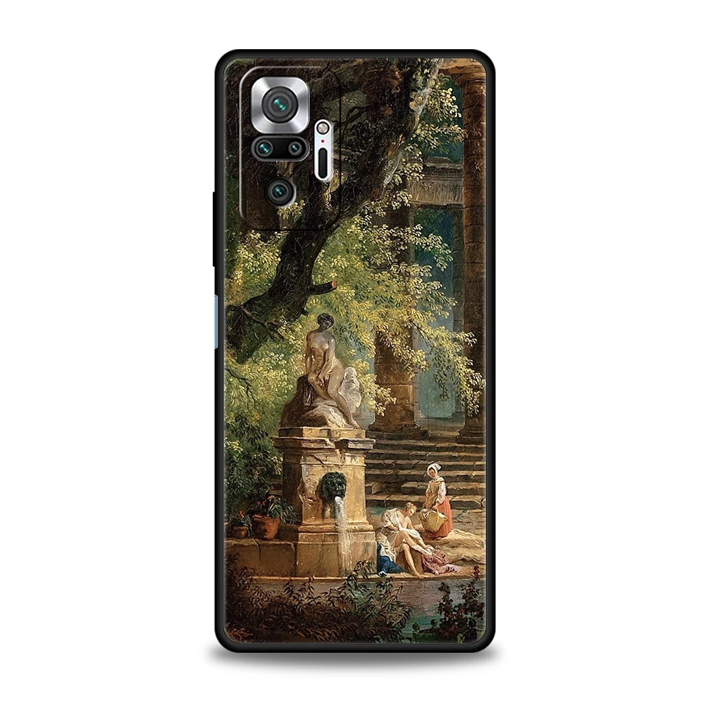 Klassische ästhetische Kunst Handy hülle Abdeckung für Redmi 13c 10c Note 13 12 10 11 Pro plus 7 8t k40 k50 Gaming Pro plus 5g Soft shell