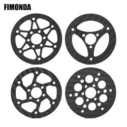 1.9 Cal koło z włókna węglowego tarcza do felg Fimonda 1/10 RC samochód Crawler Cheater Rigs Capra SCX10 Pro GSPEED UGRC LCG podwozie DIY