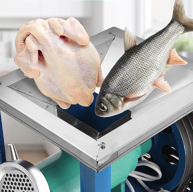 Chicken Bone Fish Electric Meat Crusher Machine / Commercial Chicken Bones Masher