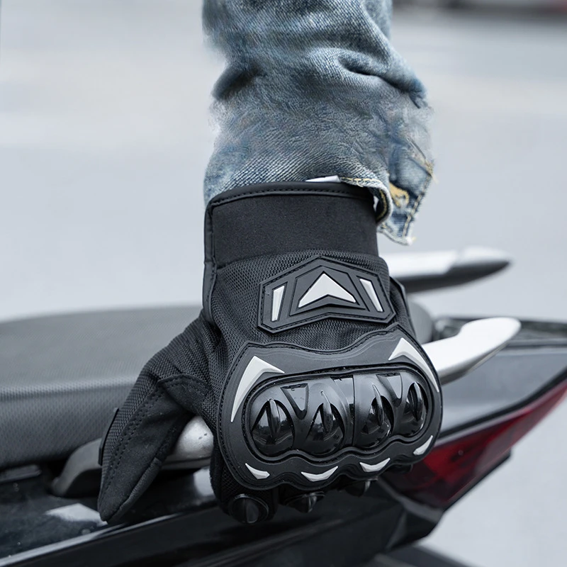 

Men's Motorcycle Full Finger Gloves Cycling Equipment Wearable Lady Knight Racing Glove Moto Protective Gear Mittens