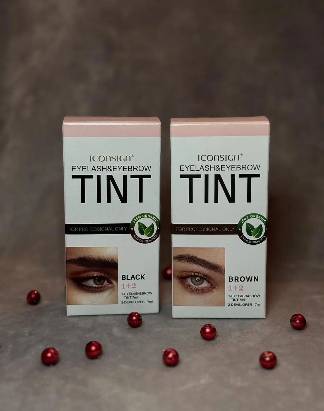 Sombra de ojos para cejas, juego de maquillaje para ojos, tinte de Color café negro, marrón, resistente al agua, crema de tinte para cejas semipermanente de secado rápido