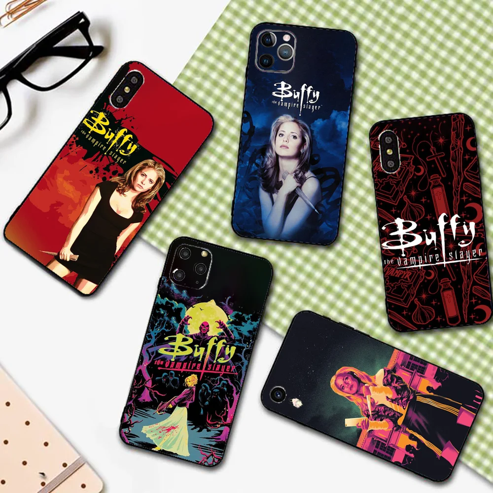 B-Buffy T-The V-Vampire S-Slayer Phone Case For Iphone 16 15 11 13 14 Pro Max 7 8 Plus X Xr Xs Max Se2020 12mini Cover Case