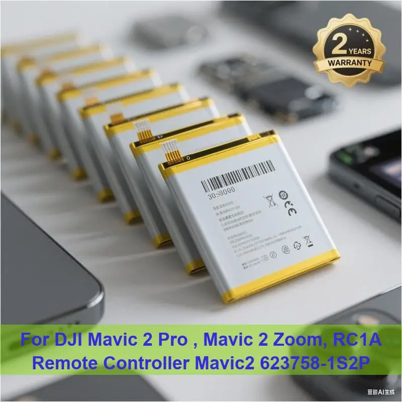 

Аккумулятор для DJI Mavic 2 Pro, Mavic 2 Zoom, пульта дистанционного управления RC1A Mavic2 623758-1S2P